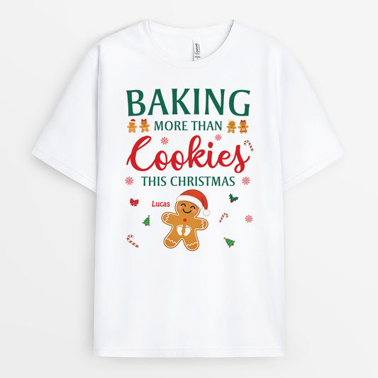 7064AUS1 baking more than cookies this christmas shirt personalized mom to be gifts 7064ATQCA
