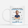 7065MUS1 accidentally become important at work_ photo mug personalized office gifts 7065MKLCO_1