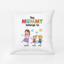 7078PUK1 personalised this mum belongs to pillow with kids names for mum and dad 7078ptpaa
