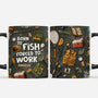 7081MUS2 born to fish force to work mug personalized fishing gifts 7081MTQQA