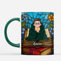 7113MUS2 stained glass book mug_ custom gifts for book readers 7113M