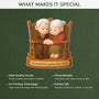 7140OUS4 3d printing effect acrylic growing old together ornament custom couples xmas gift 7140OTPNG