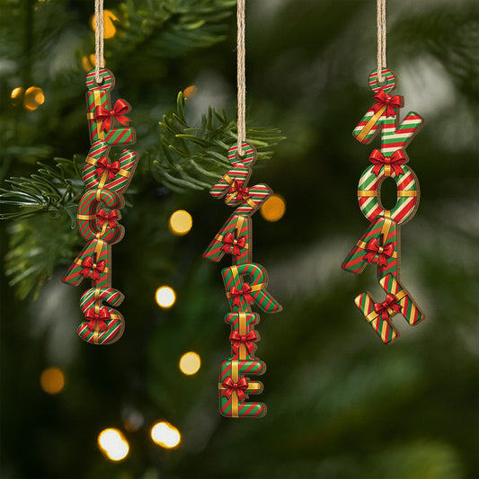 7154OUS1 3d printing effect 1 layered wooden name christmas ornaments custom gifts for him her 7154OTTMA