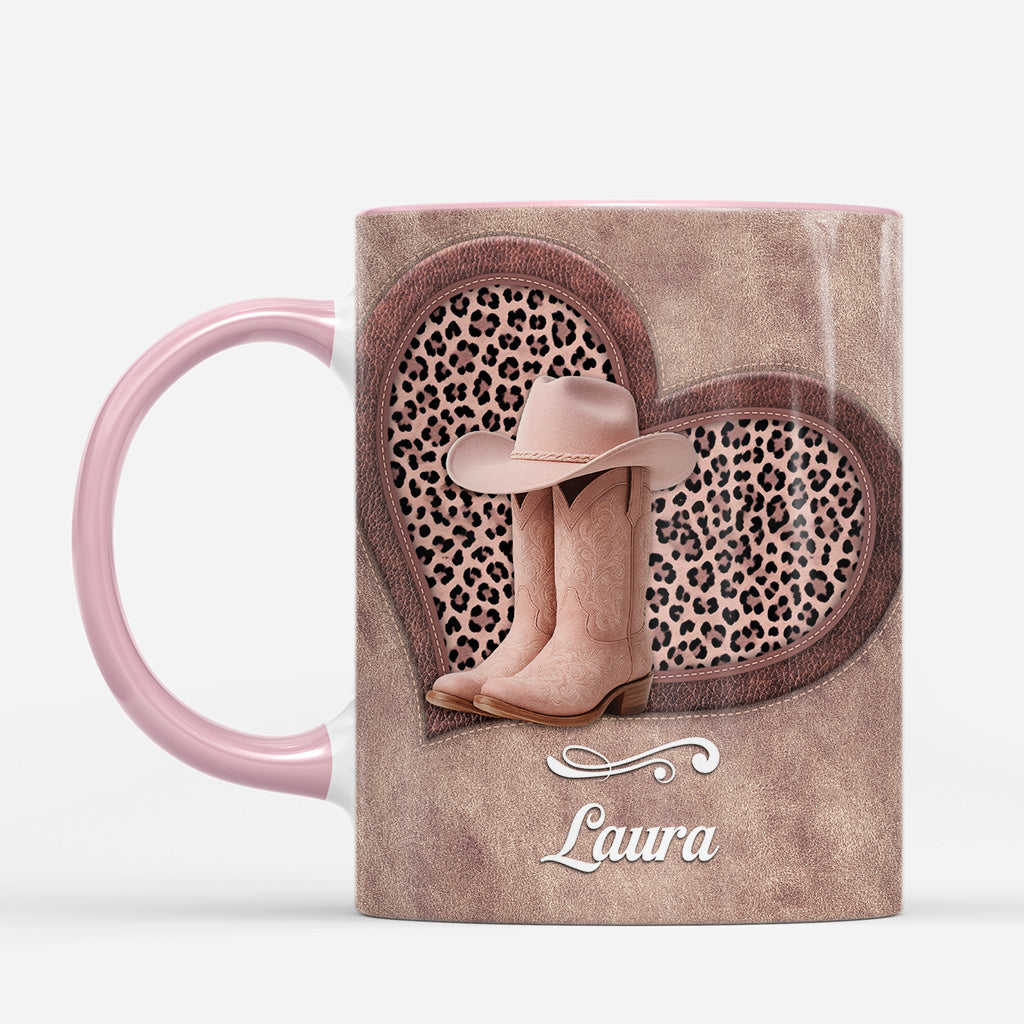 7196MUS2 3d printing effect personalized cowboy boot mugs_ gifts for horse lovers 7196M6QMU