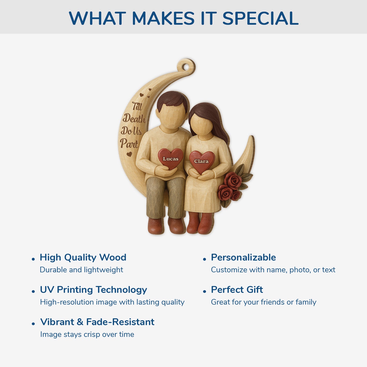 7205OUS4 1 layered wooden i love you to the moon and back ornament custom couples christmas gifts 7205O6QMG