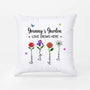 7211PUK1 personalised grannys garden love grows here pillow for grandmamum 7211p6q5a