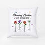 7211PUK2 personalised grannys garden love grows here pillow for grandmamum 7211p6q5a