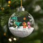 7214OUk1 dinosaur christmas ornaments acrylic custom gifts for grandma grandpa 7214O6L5B
