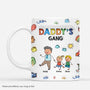 7217MUS1 3d printing effect daddy gang mug personalized gifts for parents 7217MTHAB