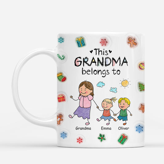 7222MUS1 3d printing effect this grandma belongs to mug custom christmas gifts for grandparents 7222MKP5A