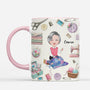 7245MUS2 3d printing effect just a girl who loves sewing mug custom gifts for sewers 7245M