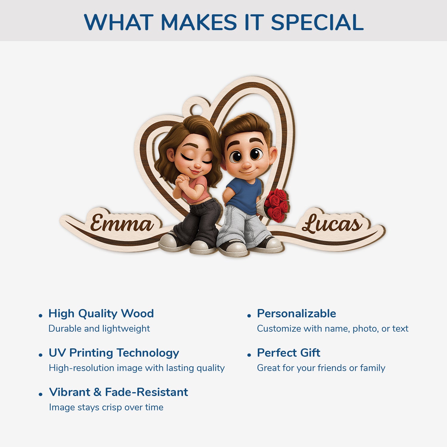 7286OUS1 y2k couples christmas ornaments custom 1 layered wooden ornaments 7286OKLWG_2