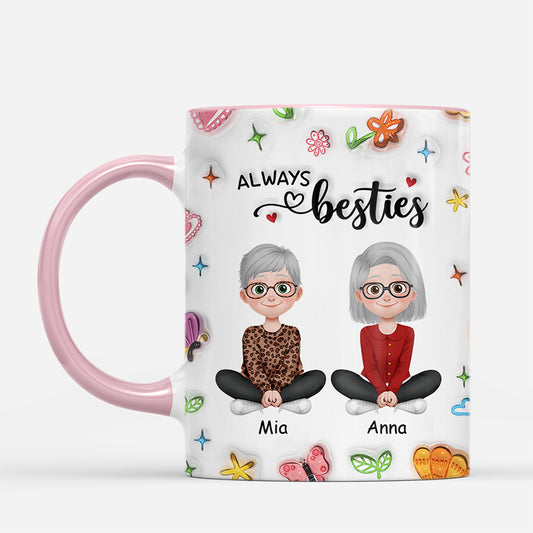 7289MUS2 3d printing effect sisters forever mug personalized gifts for sister friends 7289M3Z5F