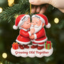 7315OUS2 3d printing effect acrylic santa and mrs claus ornament_ custom xmas gifts for couples 7315O3Q5G
