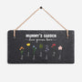7379AUK1 personalised mummygrandmas garden love grows here slate garden sign 7379ae6q5a