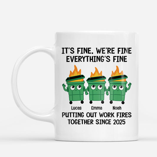 7391MUS1 funny dumpster fire mug_ personalized gifts for coworkers 7391MTLMO_1