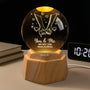 7410LUS1 hand holding 3d crystal ball lamp custom gifts for couples 7410LTLNG