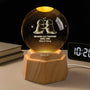 7414LUS1 penguin 3d crystal ball lamp custom gifts for couples 7414L8QNG
