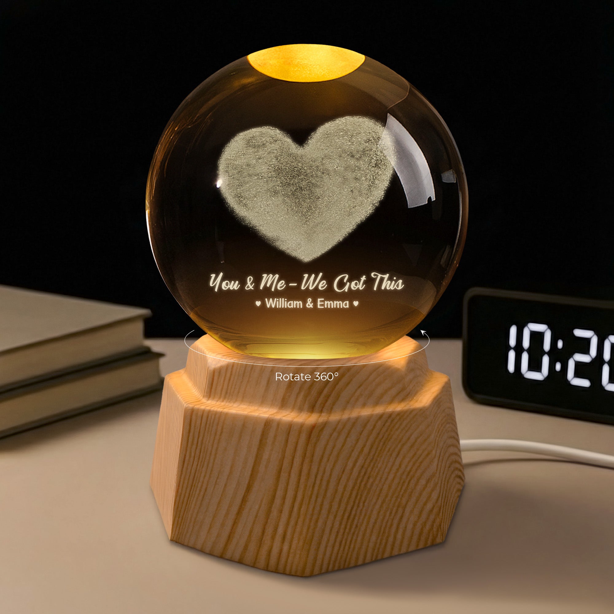 7419LUS2 3d crystal ball lamp custom couples gifts you and me we got this 7419LKVTG_755a41c0 aec1 40a0 98fd 15902964416a