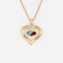 7460JUS1 heart necklace with name and birthstone_ custom gifts for couples him her 7460J0P5G