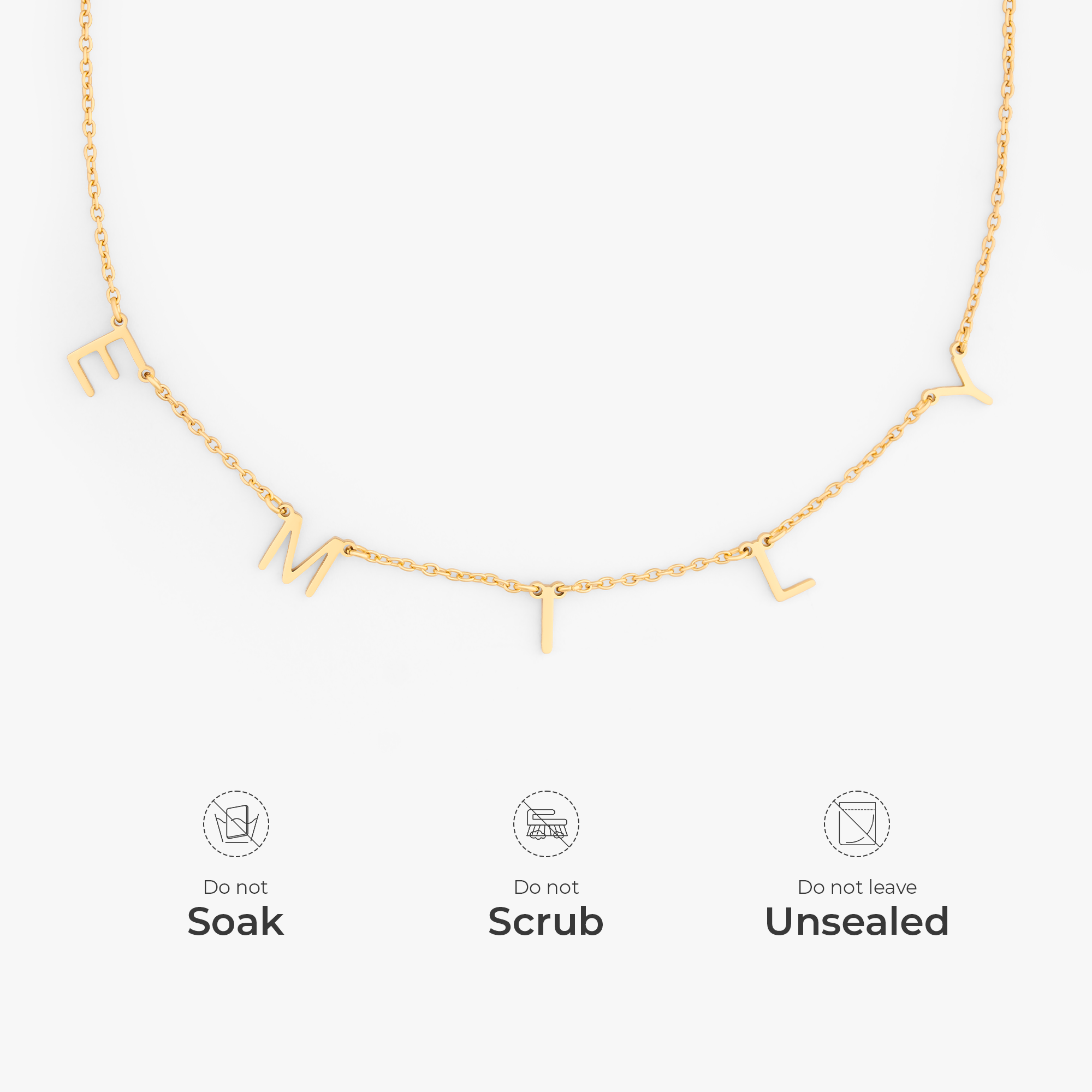 7461JUK4 letter name necklace personalized gifts for him her 7461J0Y5A