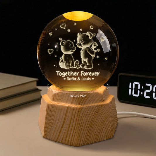 7471LUS2 bear 3d crystal ball lamp personalized gifts for couples 7471L3PCG_b493372b ca4a 482c a0d5 55be69f6dd6b