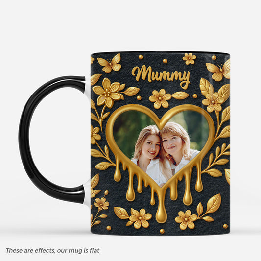 7490MUS1 3d printing effect photo coffee mugs custom gifts for mom grandma 7490M