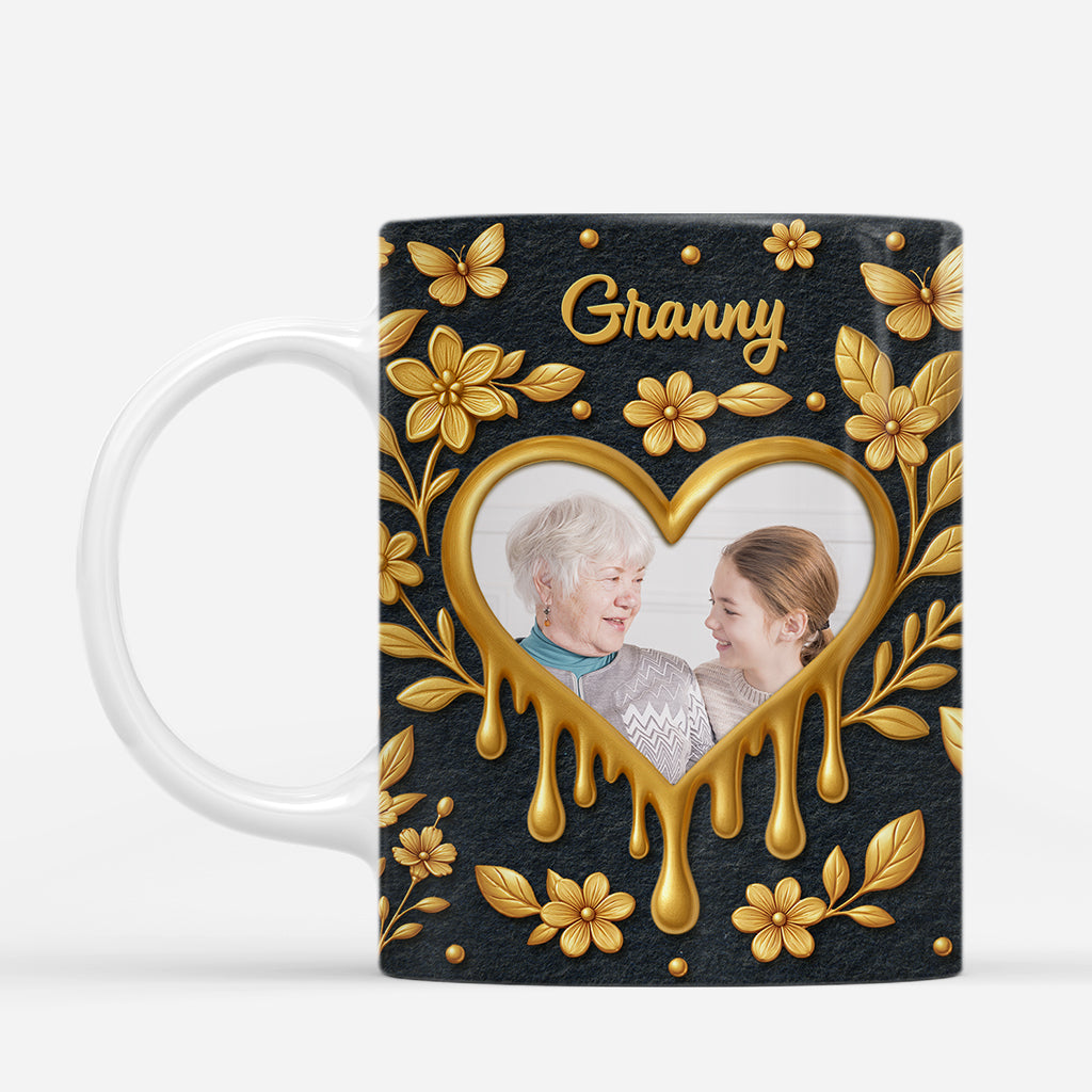 7490MUS2 3d printing effect photo coffee mugs custom gifts for mom grandma 7490M