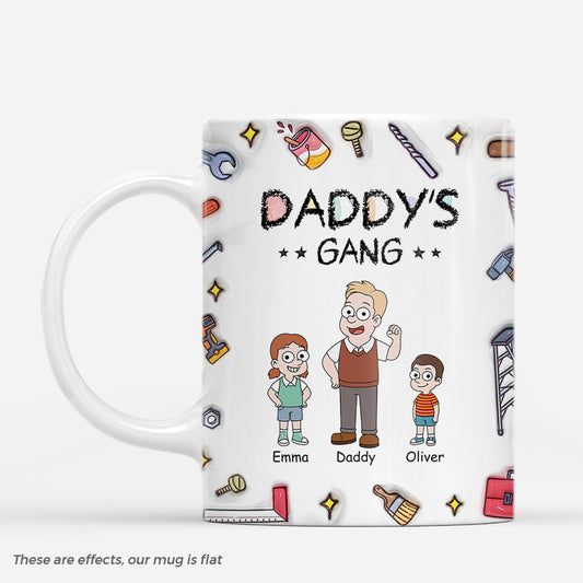 7498MUS1 3d printing effect personalized dad mug gifts for dad mom 7498MTT5A