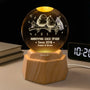 7515LUS1 bird 3d crystal ball lamp personalized gifts for couples 7515L8TAG
