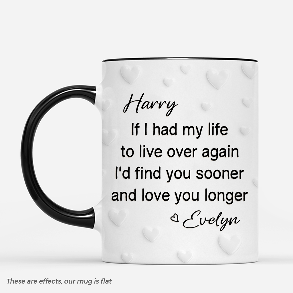 7523MUS2 3d printing effect personalized couple mug id find you sooner and love you longer_ 7523M8RNG_5aeae76a 095a 45c1 b6db e80fe5f4a576