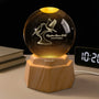 7526LUS1 cardinal 3d crystal ball lamp personalized gifts for couples 7526L