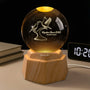 7526LUS2 cardinal 3d crystal ball lamp personalized gifts for couples 7526L