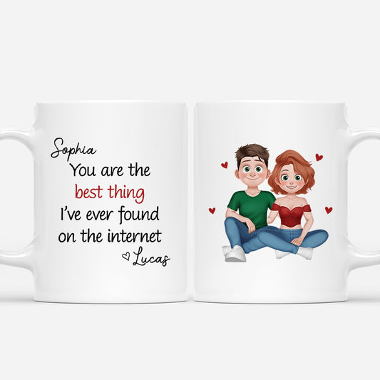 7538MUS1 personalized couple mug youre the best thing ive found on the internet_ 7538MCQCG_ddd25578 8d14 468a b8a5 00a8ca735496
