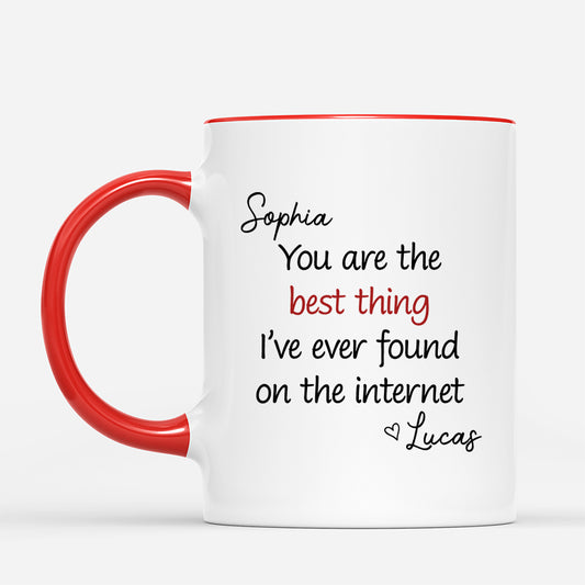 7538MUS2 personalized couple mug youre the best thing ive found on the internet_ 7538MCQCG_3d6f1e15 f679 4e1d 9704 4e99af90709b