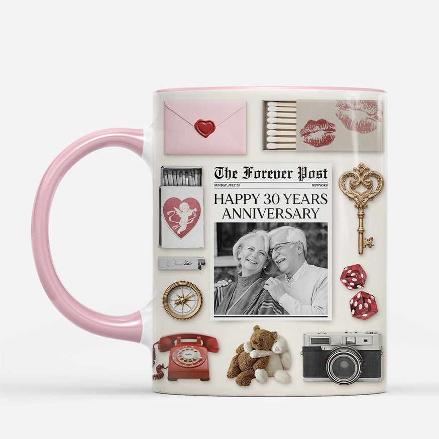 7546MUS2 3d printing effect personalized couple mugs with photos romantic anniversary gifts 7546MTLZG