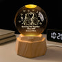 7549LUS1 gnome 3d crystal ball lamp personalized gifts for couples 7549L