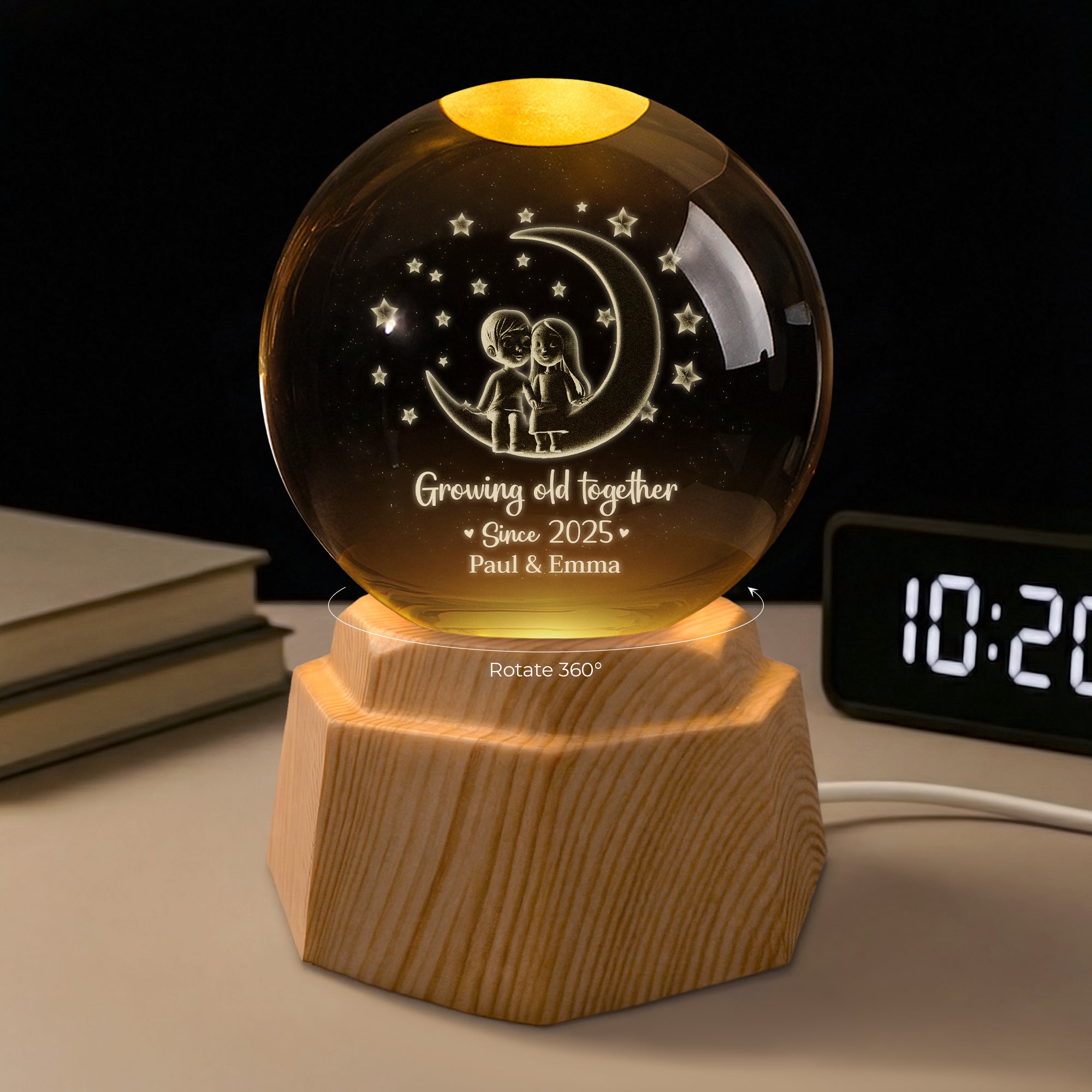7560LUS2 couple on the moon 3d crystal ball lamp custom couple gifts 7560L6TCG_0e66fdc5 9e84 4ea4 b95a ec11bc57727a