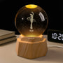 7562LUS1 ballerina 3d crystal ball lamp personalized gifts for her 7562L6LWA