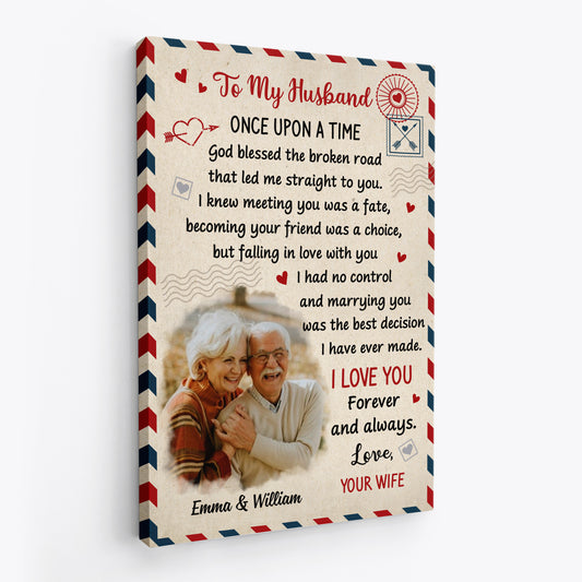 7568CUS2 personalized couple canvas gifts for wife from husband 7568CSPAG