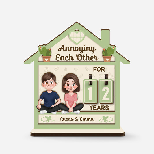 7589QUS1 years together tracker sign custom anniversary gifts for couples 7589Q3LWG_1
