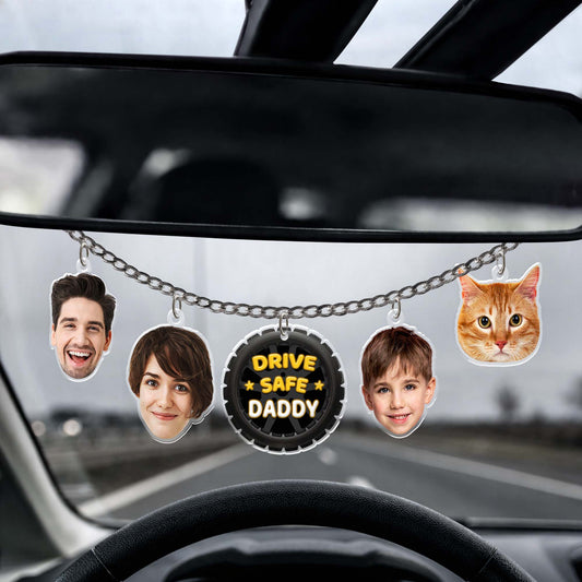 7595GUS1 drive safe photo car charm custom gifts for couples dad mom 7595G6TTG