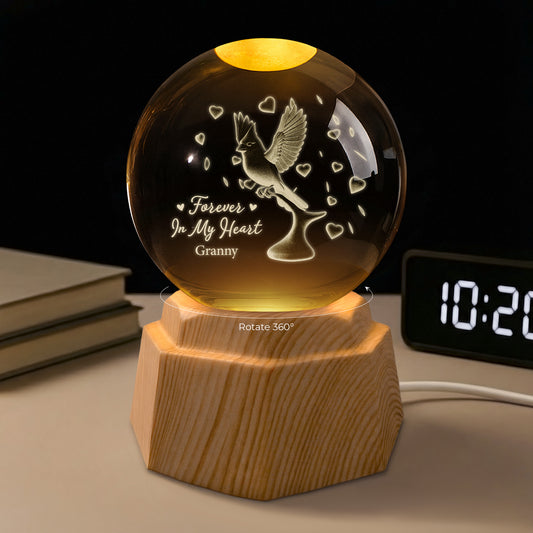 7599LUk1 forever in my heart 3d crystal ball lamp personalized memorial gifts 7599LTLCA_1