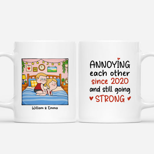 7612MUS1 annoying each other since mug_ funny personalized gifts for couples 7612MSP5G