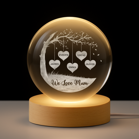 7619LUK1 crystal ball lamp with names custom gifts for mom and dad 7619L8FZA