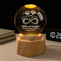 7648LUk1 personalized_ 3d crystal ball lamp mother and daughter forever linked together 7648L3LCA
