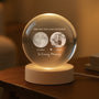 7675LUS2 moon phase crystal ball lamp custom photo memorial gifts for loss of momdad 7675l3tca