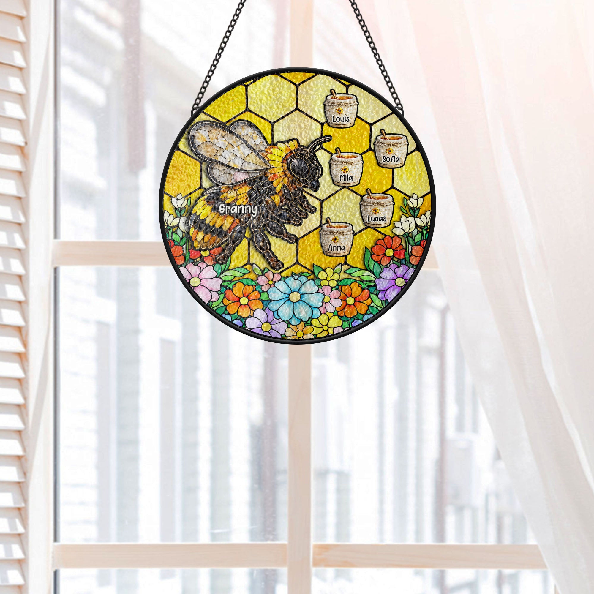 7679UUK1 personalised stained glass bee suncatcher_ for mumgranny 7679utvwa_2_e59907bd 5159 4cf5 bcc6 b276ec743b31