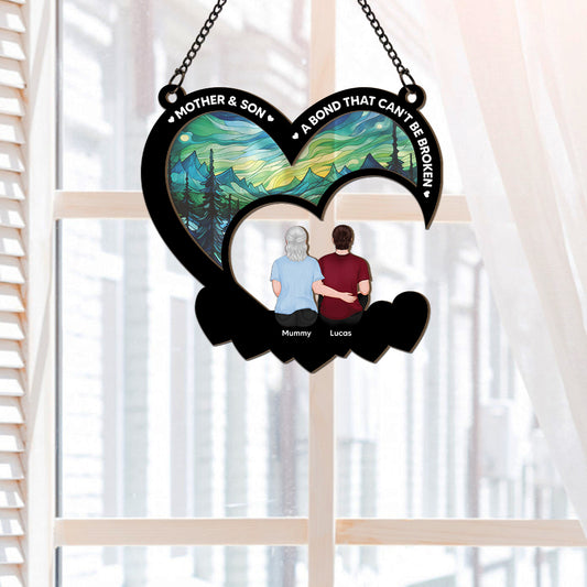 7680UUK2 personalised window hanging suncatcher ornament for mumgranny 7680utiwa