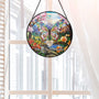 7687UUK2 personalised stained glass butterfly memorial suncatcher for loss of grannygrandad 7687utpcb